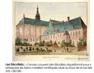 Le musée des Récollets, 1809-1847, premier musée des BEAUX-ARTS